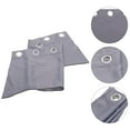 thumbnail image 1 of IFANLANDOR 1Pcs Grey Polyester Curtain Rectangle Energy Saving for Small Windows in Office and Home 1Pcs, 1 of 3