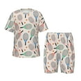 thumbnail image 1 of Fotbe Cute Tennis Racket Pijama Estampada de 2 Piezas para Niños – Ropa de Dormir de Manga Corta Cómoda para Niños y Niñas, Camiseta y Shorts de Algodón-3X-Large, 1 of 6