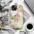 thumbnail image 6 of Vintage Floral Patchwork Phone Case, Pastel Pink Green Garden Style iPhone Cover, Elegant Protective Case for iPhone 17 16 15 14 13 12 11 Pro Max Plus Mini, 6 of 6