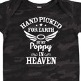 thumbnail image 4 of Inktastic Handpicked for Earth by My Poppy in Heaven with Angel Wings` Boys or Girls Baby Bodysuit, 4 of 5