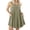 Green, variant on Women's Eyelet Swimsuit Cover Up Pleated Front Halter Dress Sleeveless Summer Beach Cover Up Shermie