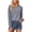 Blue, variant on Vedolay Womens Tops Womens 2023 Fall Casual Oversized Lapel Collar V Neck Long Sleeve Pullover Sweaters,Blue L