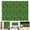 Green 12 pieces, variant on Ataucjin Artificial Green Wall Panel, Vertical Multi-Layer Design, Artificial Grass Wall, DIY Interlocking System, Indoor/Outdoor Garden Backdrop for Home, Office or Event Decor