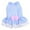 Blue, variant on HOTWINTER Summer Dog Dresses Girl Puppy Cat Plaid Princess Dress Party Birthday Pet Vest Clothes for Small Medium Dogs