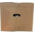 thumbnail image 5 of 20 - Pack Medium Cardboard Moving Boxes 18x14x12 32 ECT With Handles, 5 of 5