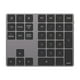 thumbnail image 2 of Teclado numérico inalámbrico de 34 teclas con función de concentrador, distribución en inglés, recargable. Negro, 2 of 3
