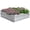 3Lx3Wx1H FT, variant on RIGMEC Galvanized Raised Garden Bed Outdoor for Flowers Vegetables Herb, 5.6x3x1FT Large Heavy Metal Planter Box Designed Kit, Easy DIY and Cleaning
