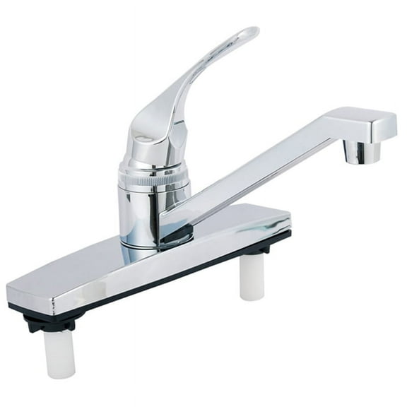 Home Plus Traditional One Handle Kitchen Faucet, Chrome