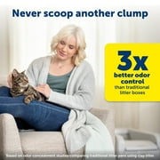PetSafe ScoopFree Clumping Self-Cleaning Litter Box for Clumping Litter - Superior Odor Control Never Scoop Litter Again For Single and Multi-Cat Households