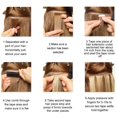 thumbnail image 5 of Aimole Pelucas sintéticas largas y rizadas, peluca de mujer de pelo natural (6 marrón castaño), 5 of 5