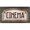 thumbnail image 2 of PI Studio 14x10 White Modern Wood Framed Museum Art Print Titled - Cinema, 2 of 4