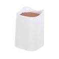 thumbnail image 1 of Advancent Cubo de basura simple y a la moda Tubo interior conveniente para desechar fácilmente la basura Simple y a la moda Suministros de limpieza para el hogar Cubierta de batido blanca, 1 of 6