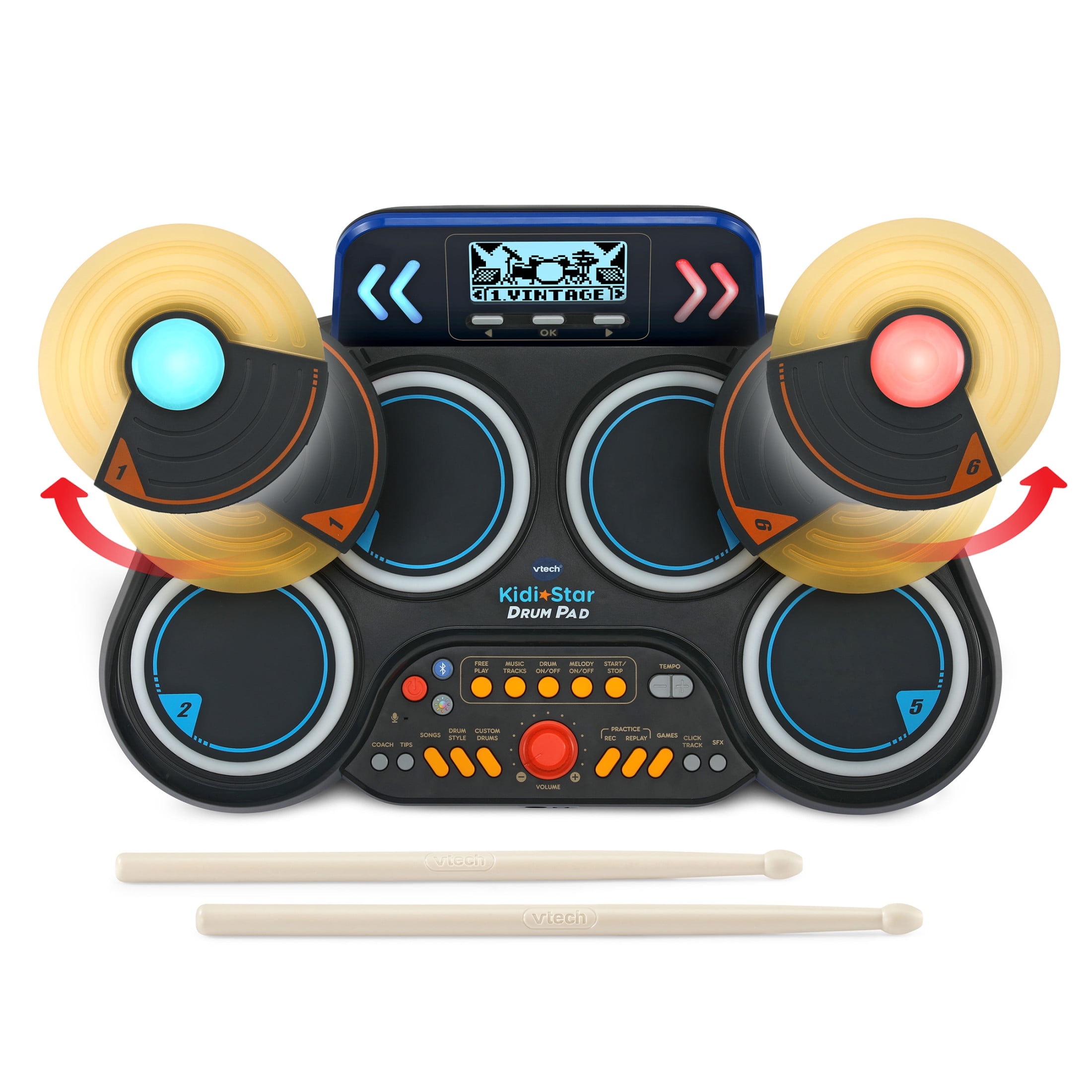 VTech Kidi Star Drum Pad with Accessories, Baby and Toddler Toys