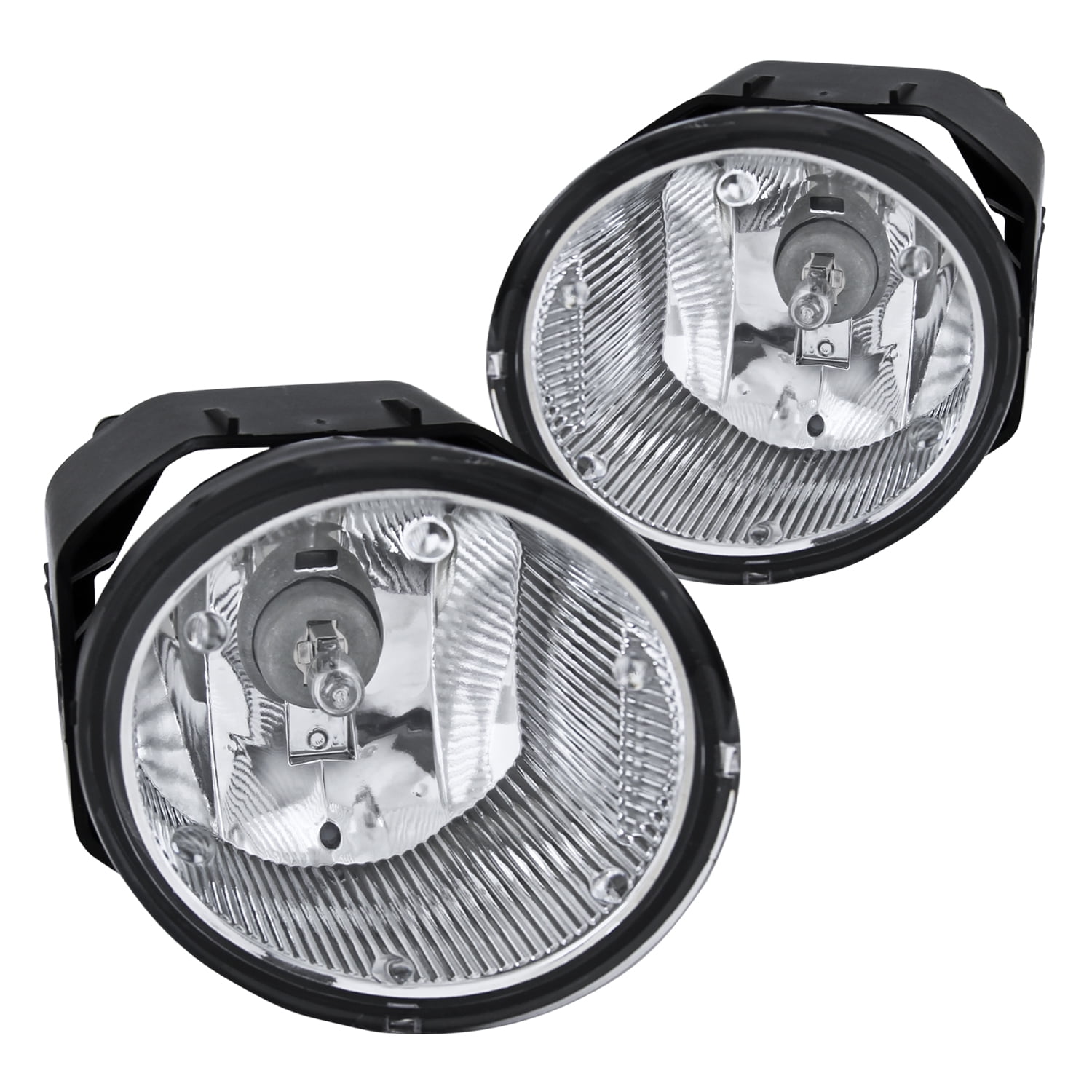 PAIR 05-06 CRV Clear Fog Lights Lens Lamps w/ Wiring Kit Set