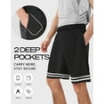 thumbnail image 2 of Liloak 5 Pack Of Gym Shorts For Men，Running Shorts Pack，Men's Multipack Shorts For Summer, 2 of 6