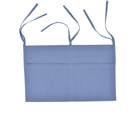 

nsendm Baby Nursery Hanging Crib Descr Pocket Organizer Storage Solid Bag Bedside Toys Baby Care If Lovey Blue One Size