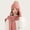 002_Pink, variant on Women's Scarf Hat And Gloves Set Wool Knitted Warm Gloves Hat Scarf Three Piece Winter Windproof Ball Plus Velvet Knitted Hat Three Piece Set, Women's Accessories Scarf ,Hat,& Gloves