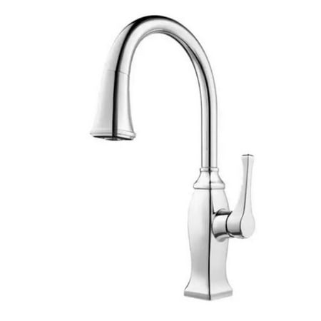 Pfister Gt529bf Briarsfield 1.8 GPM Single Hole Pull Down Kitchen Faucet - Chrome