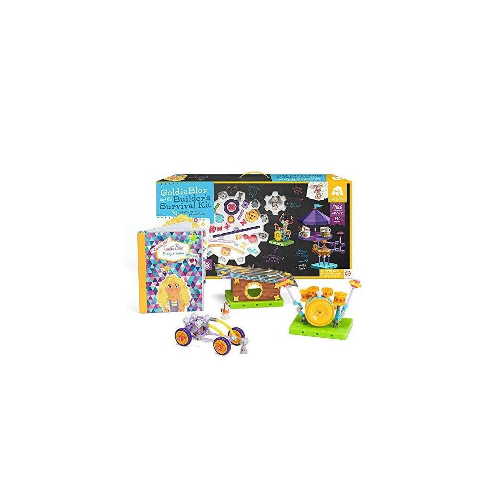 GoldieBlox Builder/'s Survival Kit Construction Toy Mechanical Engineering Goldie