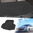 thumbnail image 1 of Unique Bargains Flat Face Cargo Liner Rear Trunk Mat Trunk Cargo Luggage Boot Tray Mat Stripes and Triangles Pattern for Honda Accord 2018-2022 Anti-Slip, 1 of 7