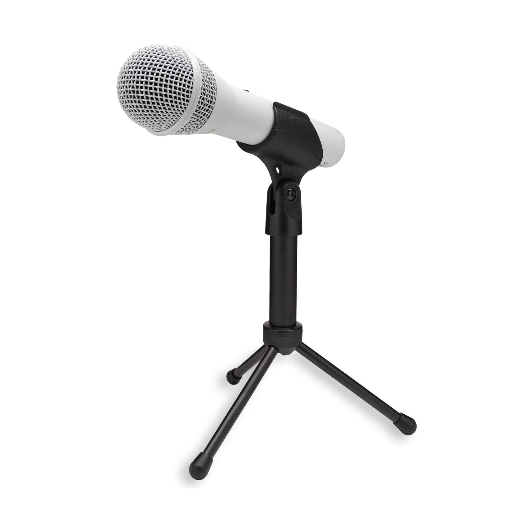 Samson Q2U Dynamic USB Microphone (White, 3-pack) Bundle with 3 x Shockmounts, 3 x Boom Arms and 3 x Pop Filters (12 items)