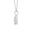 thumbnail image 2 of ANGARA IGI Certified Lab Grown 1 Ct Diamond Pendant in 925 Silver for Women (Size-9x5.5mm| Color-F-G| Clarity-VS) | April Birthstone, Anniversary, Jewelry Gift for Women | Lab-Grown Diamond Necklace, 2 of 7