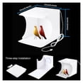 thumbnail image 5 of 20cm/30cm LED Ring Light Box Lightbox Photo Studio Box Photography Light Studio Shooting Tent Box Kit & 6 Color Backdrops ,Easy to Use, 5 of 5