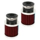 thumbnail image 3 of abrazaderas para filtro de aire de motocicleta, de alto flujo, de cono cónico redondo, para protección del motor de 28 mm.-Boquilla de carburador de 48 mm roja, 3 of 14