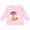 AD-Pink, variant on Winter Fox, Cute Fox, Fox with Hat, Fox with Scarf Boys or Girls Long Sleeve Toddler T-Shirt