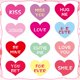 thumbnail image 4 of Ccinee 12 Piezas De Púas De Corazones De Conversación Para El Día De San Valentín, Decoraciones Para Árbol, Púas De Corazón Grandes De 7,87 Pulgadas Para Adornos De Decoración De Árbol De San Valentín, 4 of 5