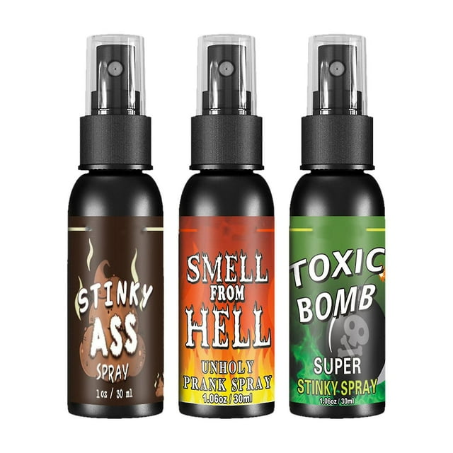 3 Pack Liquid Assfart Spray Extra Strong Smell From Hell For Adults Or Children Rx