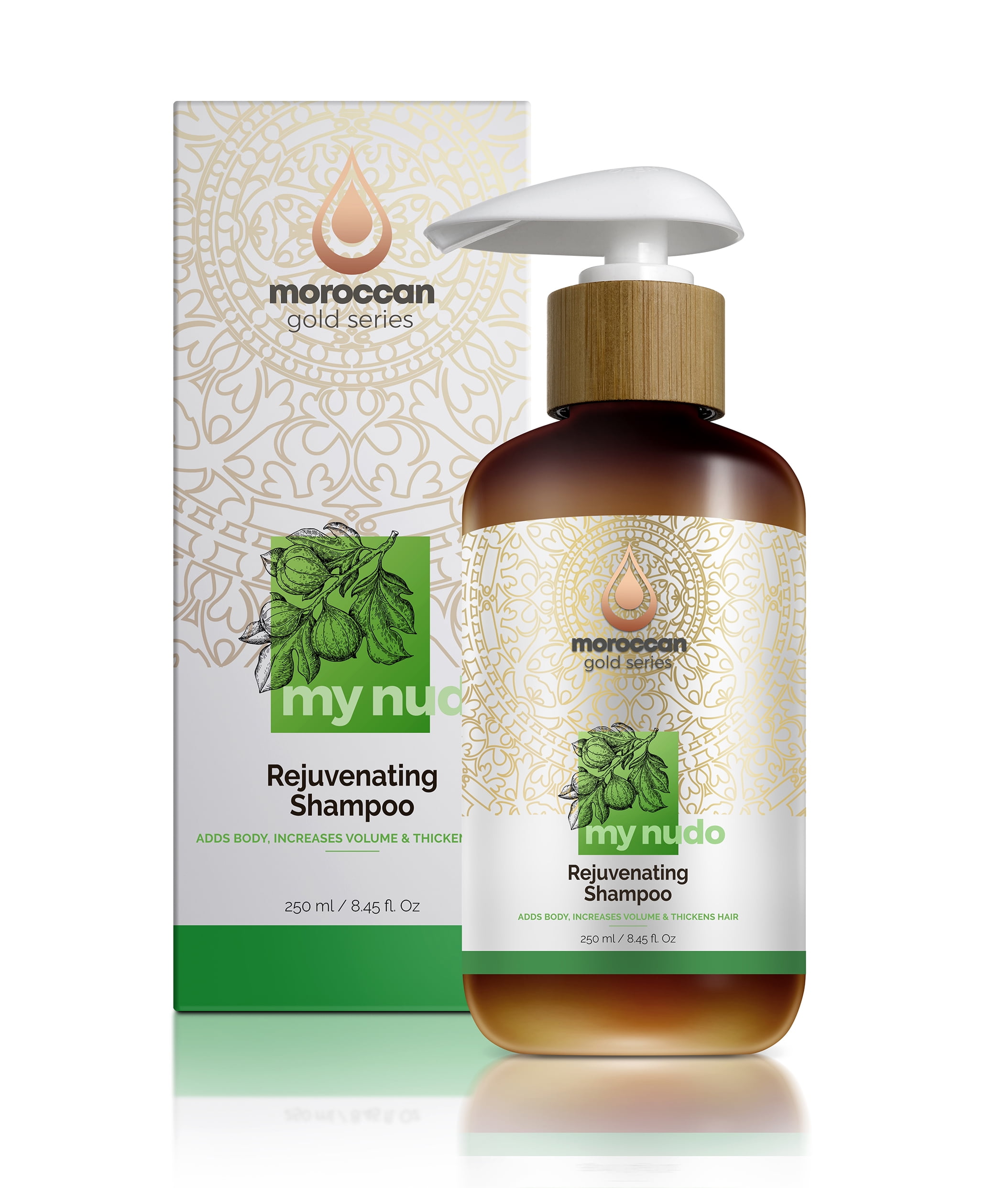 Moroccan Gold Series My NuDO Rejuvenating Shampoo 250ml/ Shampoo for Thinning  Hair and Hair Loss – Hair Thickening Shampoo with Argan Oil, Caffeine,  Arginine – Cleanse Scalp & Strengthen Hair 