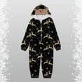 thumbnail image 2 of XUNHAO Matching Christmas Family Pajamas Sets Leisure Christmas Parent Child Outfit Snowflake Deer Christmas Printed Pajamas Jumpsuit Home Clothes With Hat Jumpsuit Trendy Party Clothes, 2 of 6