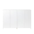 thumbnail image 2 of Commode Classique en Bois de Chêne à 6 Tiroirs - Blanc, 2 of 6