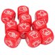 thumbnail image 1 of Dados De Juego, Pequeños 0,79 X 0,79 X 0,79 Pulgadas Educativos, 10 Piezas De Plástico, Juego De Adivinanzas Con Dedos, Dados De 6 Caras, Color Brillante Para Fiesta, 1 of 7