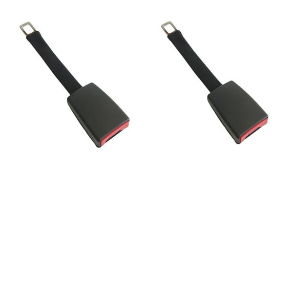 FACEGA 2Pcs Seat Belt Extender,Convenient Sliding Clip Seat Belt Extender,Durable Coating Belt Extender,Secure Fastening Universal Seat Belt Car,Sturdy Buckle