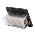 thumbnail image 4 of Power Distribution Block, Practical Zinc Alloy 2 Way 0GA In 4GA Out Safe Ground Distribution Block  for Car Audio, 4 of 7