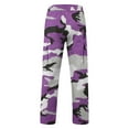 thumbnail image 4 of Men's Camo Cargo Pants Casual Camouflage Print Stretch Elastic Waist Tapered Tactical Climbing Pants with Pockets Wide Leg Joggers 2025, 4 of 7
