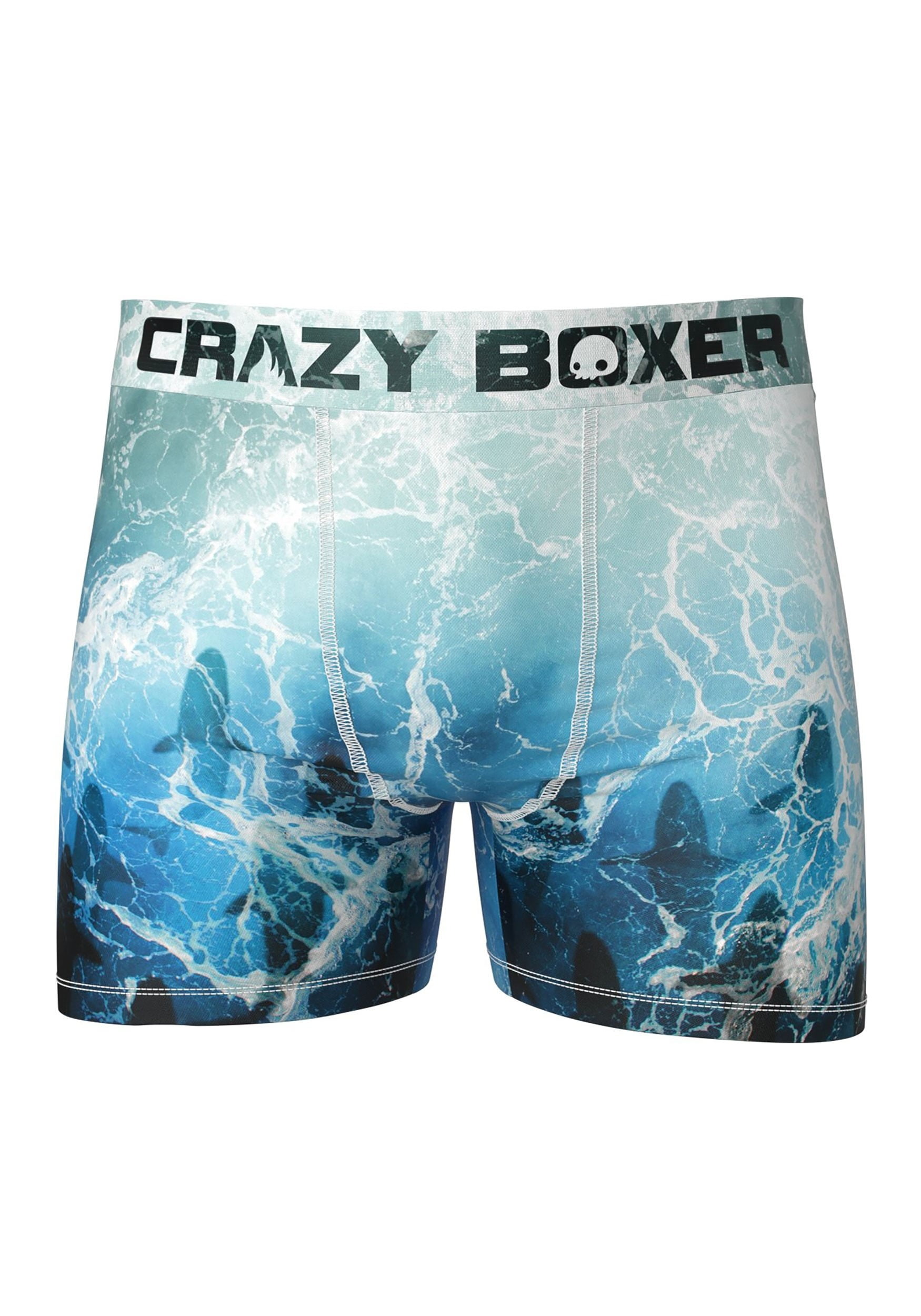 Shark Art Pattern Mens Boxer Briefs Underwear