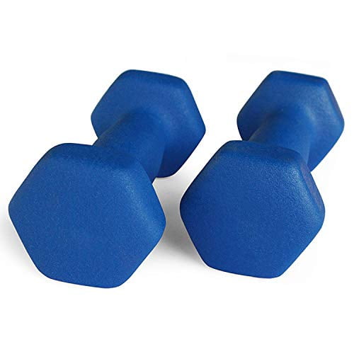 Portzon Set of 2 Neoprene Dumbbell Hand Weights Anti-roll Anti-Slip 