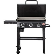 Char-Griller® Flat Iron® 3-Burner Gas Griddle with Lid in Black
