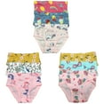 thumbnail image 4 of B&Q's Adorable Comfort: 9-Pack Stylish and Cozy Cotton Briefs for Toddler Little Girls | Sizes 2T-7T, Perfect for Everyday Wear, 4 of 5