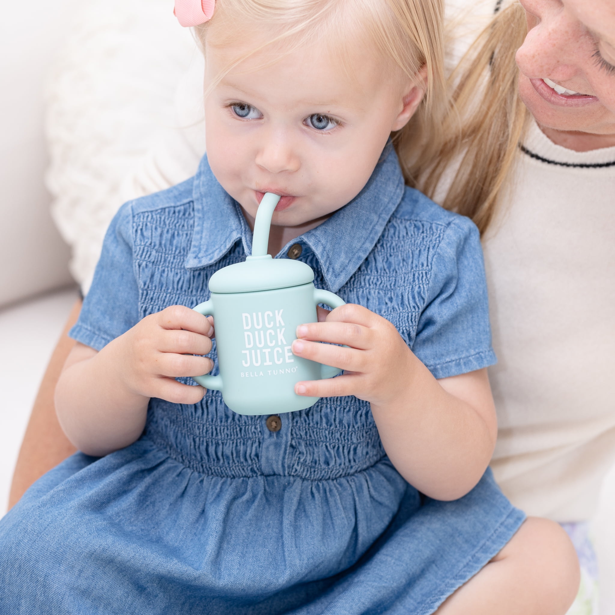 Duck Duck Juice Silicone Starter Straw Cup, 4 oz