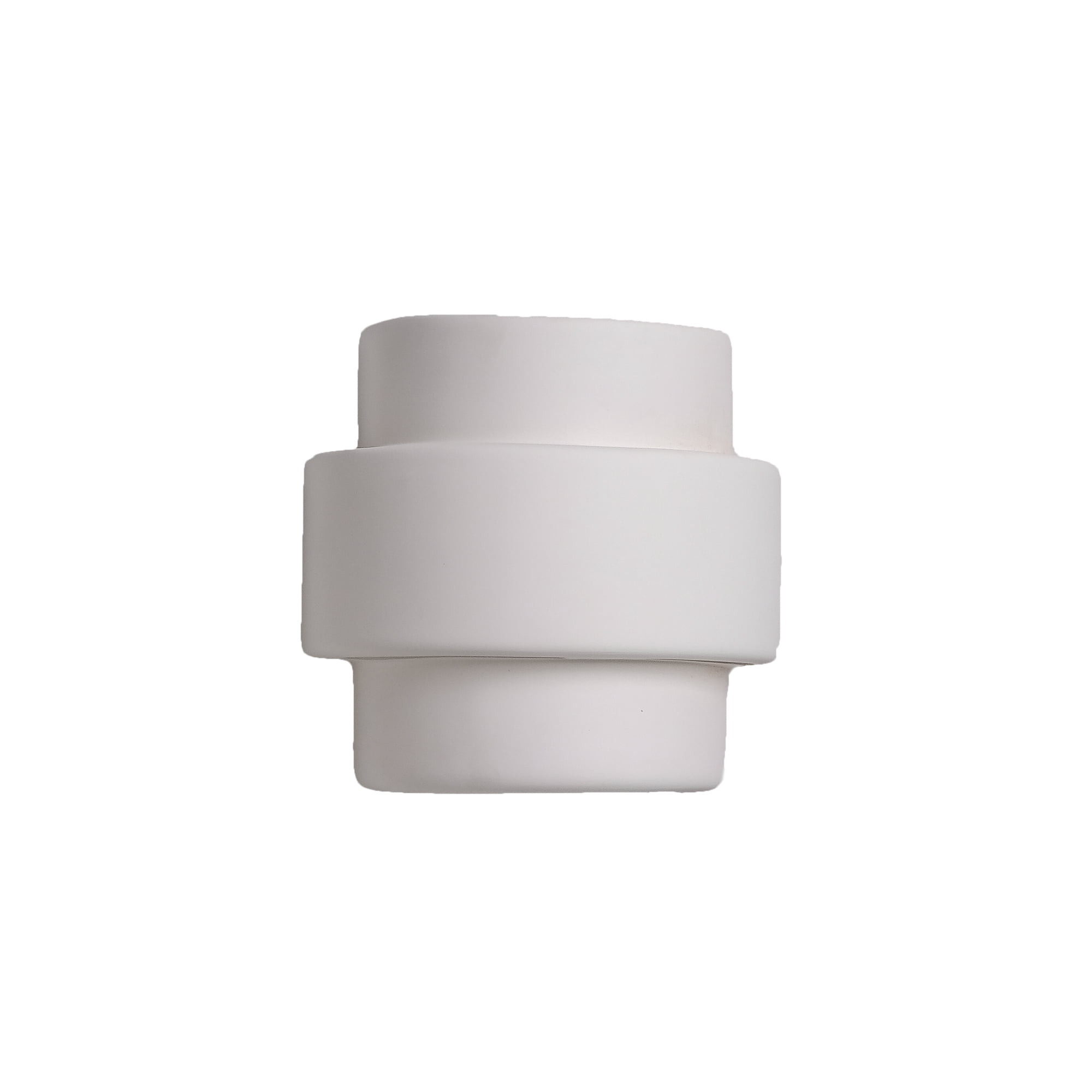 Luxury Lighting Fasciato 10" High Ceramic Outdoor Wall Light, Paintable White Bisque, LED Bulb Included