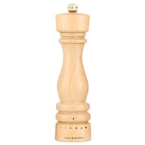 Cole & Mason London Natural Beech Grind Select Pepper Mill 8"