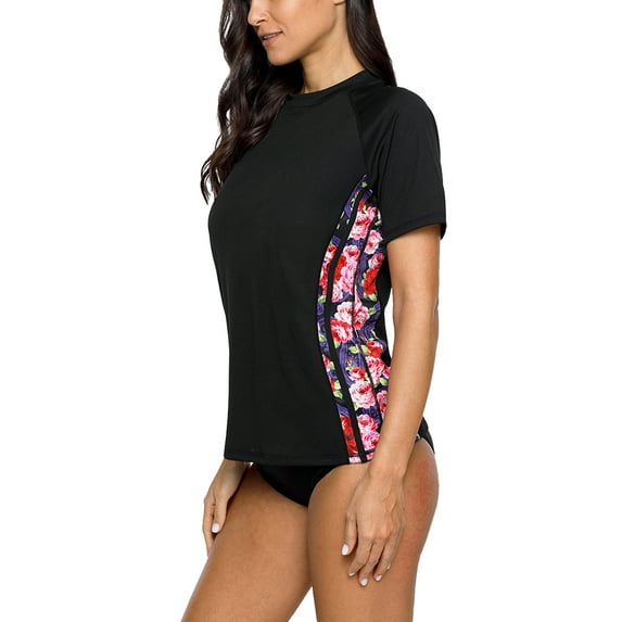 Womens Long Sleeve Rash Guard Swimwear UPF 50+ Sun Protection Shirts