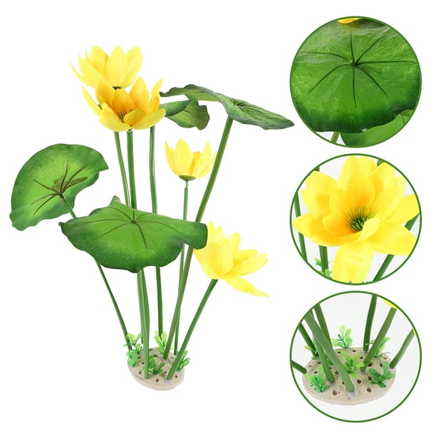 unbranded 2Ud Decoraciones Artificiales Para Acuario Hechas De Plástico Resistente Con Apariencia Natural
