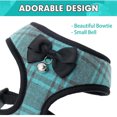 thumbnail image 3 of PUPTECK Small Dog Harness and Leash Set, Soft A-line Chest Strap with Bowite Bell, No Pull Dog Harness for Small Dogs Puppies, 3 of 7