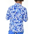 thumbnail image 2 of Bohio Mens Casual Print Shirt - Vacay Long Sleeve Button Up Night Life - MXL1684, 2 of 6
