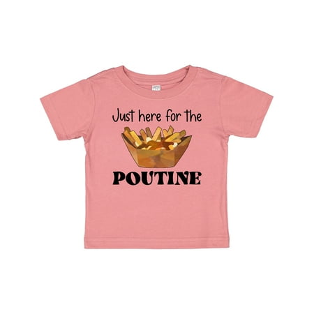 

Inktastic Just Here for the Poutine Boys or Girls Baby T-Shirt